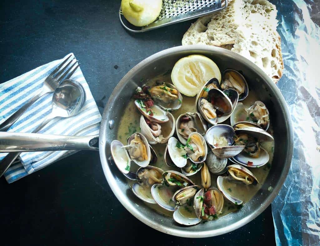Clams are excellent sources of Vitamin B12
