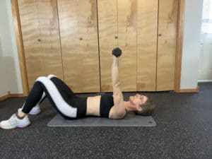 Bench press exercise