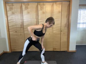 Bent over row exercise